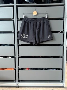 Gymshark Black Athletic Lifting Club Mesh  Shorts